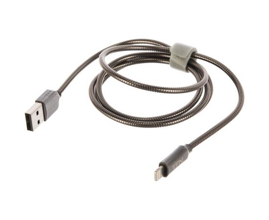 Дата-кабель TFN USB-TypeC 1м сталь -CFZUSBCUSB1MST – изображение 3