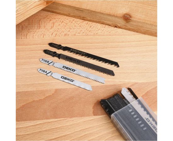 Набор пилок по дереву и металлу JSB40 40 шт для лобзика DEKO 063-4346 – изображение 3