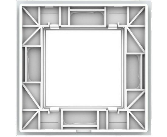 Рамка для розетки LIVOLO 1 пост, цвет белый, стекло BB-C7-SR-11 – изображение 4
