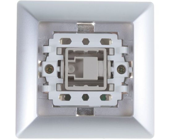 Выключатель с подсветкой Intro 410203 10А, 250В, СУ, Solo, алюминий Б0043272 – изображение 4