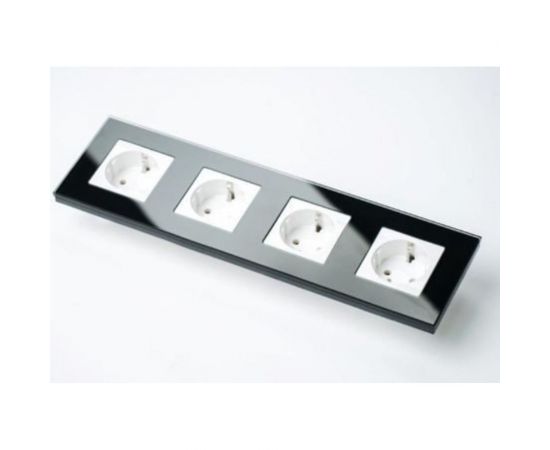 Электрическая розетка с заземлением CGSS 16А белая Эстетика GL-W160A-WCG – изображение 4