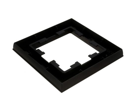 1-местная рамка IEK Brite ру-1-брч черный BR-M12-K02 – изображение 4