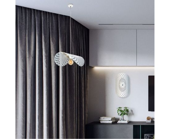 Настенный светильник ЭЛЕТЕХ Наоми 521 белый муар НББ 01-2x60-112 Е27 ИУ 1005404815 – изображение 4