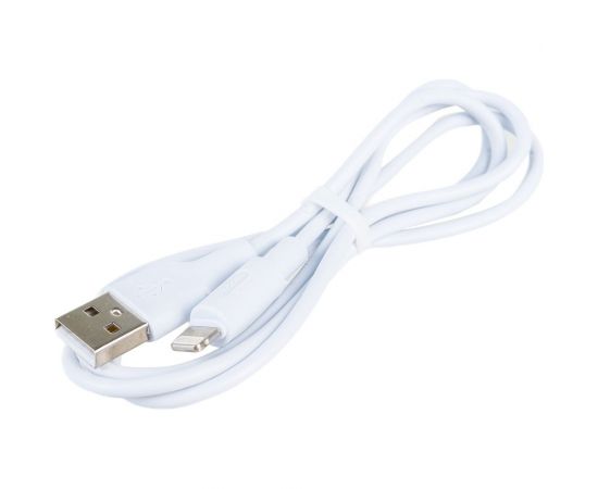 Кабель USB 2.0 Hoco X25, AM/Lightning M, белый, 1м 6957531080114 – изображение 4
