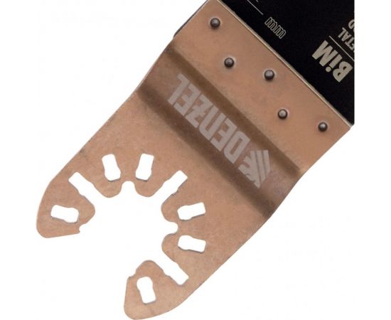 Насадка режущая по металлу и дереву для МФИ (44х1.4 мм; Т-образная; BiM; мелкий зуб) Denzel 782307 – изображение 4