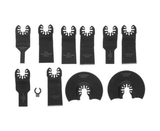 Набор универсальных насадок для реноватора DKBS10 10 шт DEKO 065-0907 – изображение 4