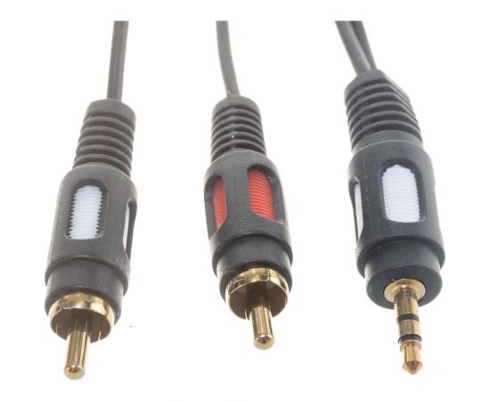 Шнур REXANT Стерео 3,5 мм - 2 RCA, длина 3 метра 17-4234 – изображение 4
