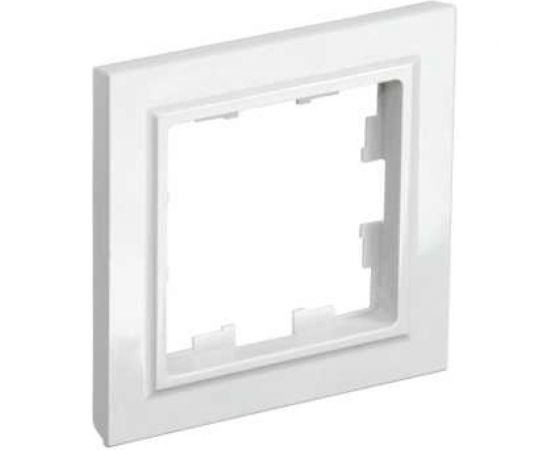 1-местная рамка IEK Brite ру-1-брб белый BR-M12-K01 – изображение 5
