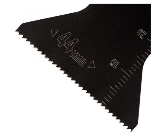 Насадка режущая по металлу и дереву для МФИ (44х1.4 мм; Т-образная; BiM; мелкий зуб) Denzel 782307 – изображение 5