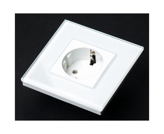 Электрическая розетка с заземлением CGSS 16А белая Эстетика GL-W160A-WCG – изображение 5