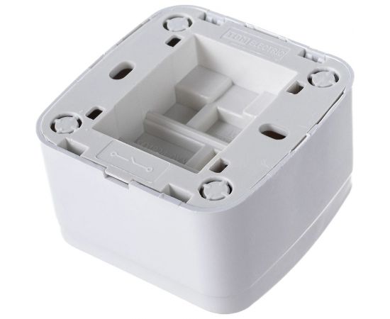 1-клавишный выключатель TDM открытой установки IP20 10А, белый ""Дача"" Народная SQ1824-0001 – изображение 5