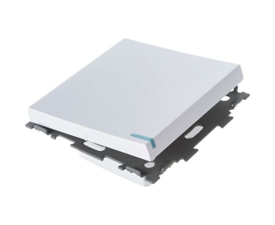 Одноклавишный выключатель CGSS белый "Практика" PL-W101-WCG – изображение 5