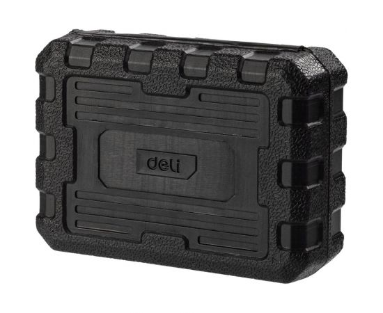 Набор ударных головок dl2003q 3 шт 17/19/21 мм, Cr-mo, пластиковый кейс DELI 104462 – изображение 5