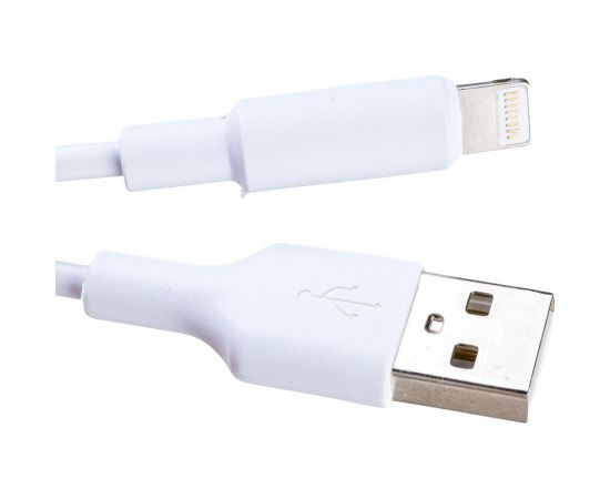 Кабель USB 2.0 Hoco X25, AM/Lightning M, белый, 1м 6957531080114 – изображение 5