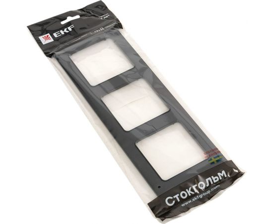 3-местная рамка EKF Стокгольм черная EAM-G-302-30 – изображение 6