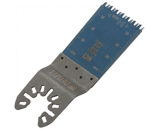 Насадка режущая пазовая прямая HCS по дереву, ламинату 34х2.5 мм для МФИ Denzel 782315 – изображение 6