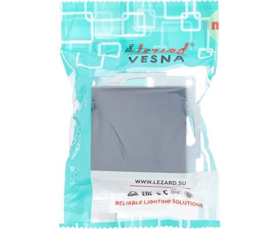 Выключатель Lezard VESNA графит 742-3488-100 – изображение 6