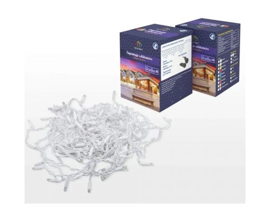 Светодиодная гирлянда NEON-NIGHT Бахрома с эффектом мерцания 4.8х0.6м 176 LED 255-165 – изображение 6