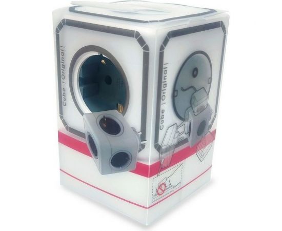 Разветвитель ROCKETSOCKET Cube Original 5 Euro 16A цвет серый GN1203 – изображение 7