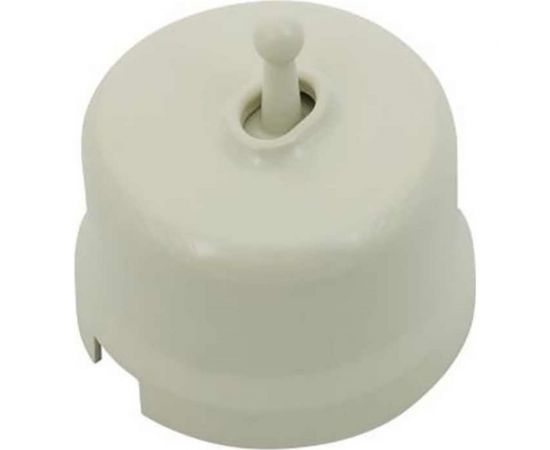 Выключатель Bironi 1-кл., пластик, цвет Слоновая кость (тумблерный) B1-230-211 