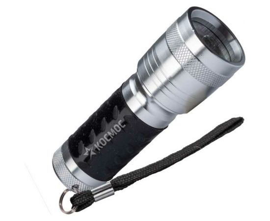 Ручн��й фонарь КОСМОС 1Вт LED/3xAAА/корпус алюминий/ремешок ручной, KOS109B 