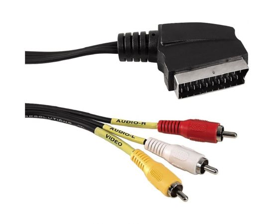 Кабель Pro Legend SCART вилка - 3xRCA вилка, видео+стерео-аудио, 1.5 м. PL1109 