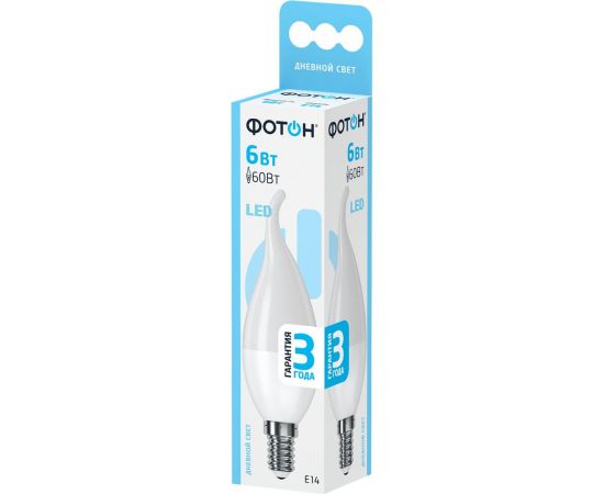 Светодиодная лампа ФОТОН LED BXS35 6W E14 4000K 22828 