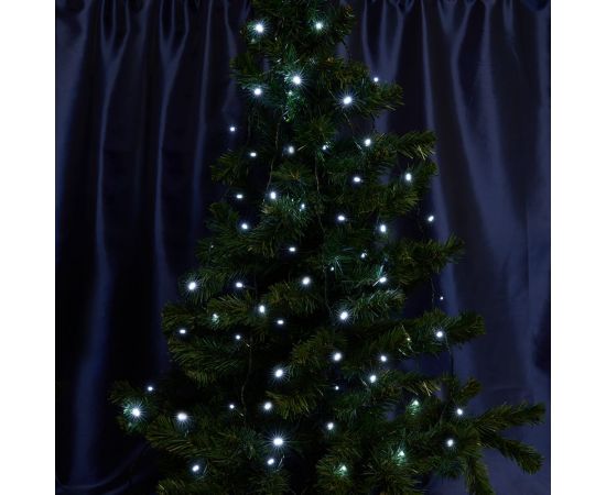 Линейная гирлянда FERON CL33 100 LED, СТАТИЧНОЕ СВЕЧЕНИЕ, 5000К, 10 м +1.5м черный шнур 32424 