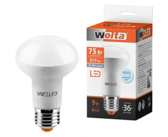 Лампа WOLTA LED 25S63R9E27 