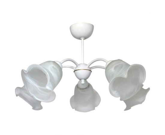 Светильник ЭЛЕТЕХ Лера 158 белый золото, Плафон 02929, НПБ 01-5х60-158 Е27 1005404041 