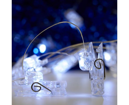 Линейная гирлянда FERON CL573 Прищепки 1.8 м, USB, 5000K 41651 