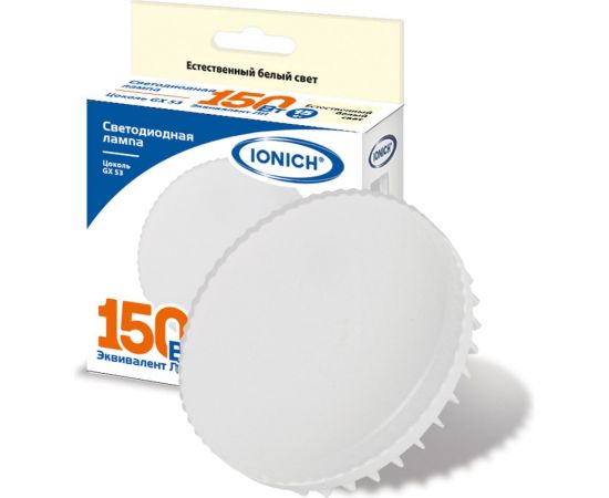 Светодиодная лампа IONICH ILED-SMD2835-15Вт-1350Лм-230В-4000К-GX53 1810 