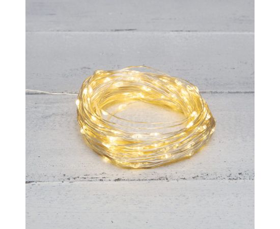 Гирлянда Neon-Night роса с трансформатором 30 м, 300 led, теплое белое свечение 303-216 