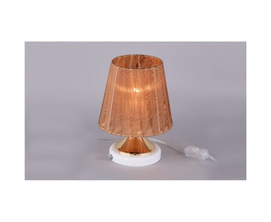 Настольная лампа РОССВЕТ 1*60Вт E14 РС20543 WT+FG/1T 