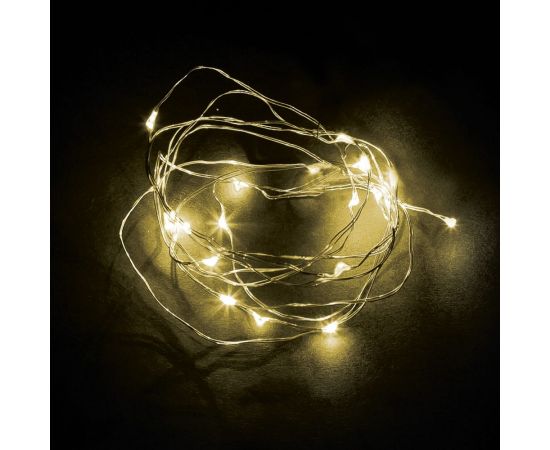 Линейная статичная гирлянда FERON CL575 Роса, 5м USB 2700K, прозрачный шнур, 48183 