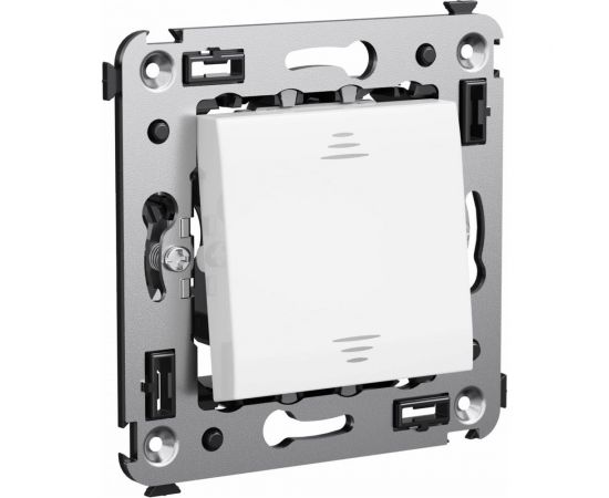 Одноклавишный выключатель DKC, Avanti, белое облако, в стену 4400103 