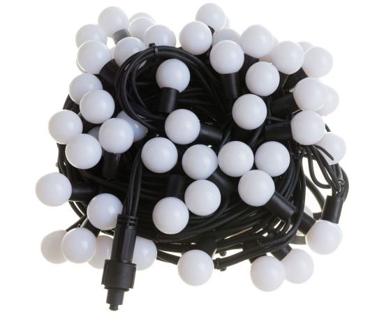Гирлянда Neon-Night Мультишарики, диаметр 23 мм, 10м, 80 LED, RGB, черный каучук 303-599 – изображение 2
