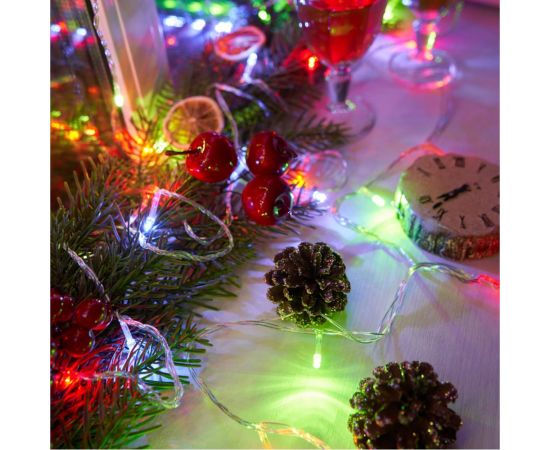 Светодиодная гирлянда NEON-NIGHT Твинкл-Лайт 8 режимов, 4м, 25 LED, прозрачный провод, мультиколор 303-169 – изображение 13