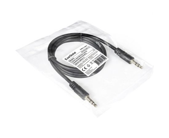 Аудио кабель ExeGate EX-CCA-404-1.2 3.5mm Jack M 3.5mm Jack M, 1,2м, позолоченные контакты 284942 – изображение 2
