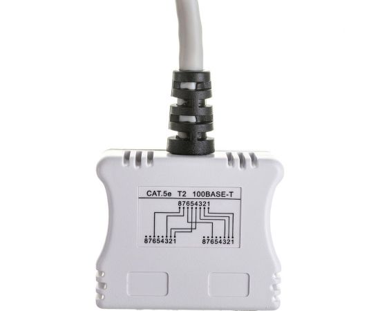 Разветвитель Hyperline SPL-YT4-E2-E2 RJ-45 4Pr.T568A/T568B 2 x 2Pr.10BASE-T 34525 – изображение 2