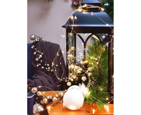 Электрогирлянда GLOS ""Звездные лучи"", 240 тёплых белых нанодиодов GLR2009-WW – изображение 2