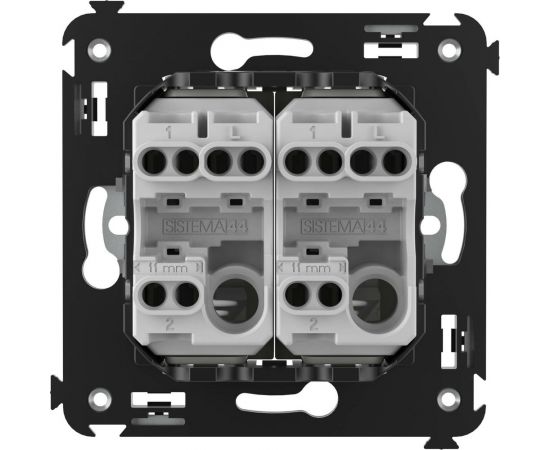 Двухклавишный переключатель в стену DKC Avanti, Белое облако 4400114 – изображение 2