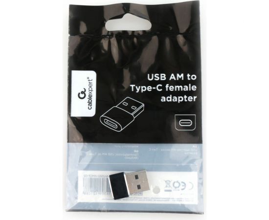 Переходник USB Cablexpert USB-A(M)/Type-C(F), 2.0, пакет A-USB2-AMCF-02 – изображение 2