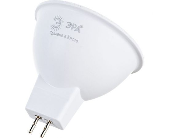 Светодиодная лампочка ЭРА STD LED MR16-8W-827-GU5.3 GU5.3 8 Вт софит теплый белый свет Б0057002 – изображение 2