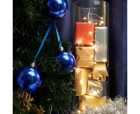 Линейная статичная гирлянда FERON CL575 Роса, 5м USB 2700K, прозрачный шнур, 48183 – изображение 2