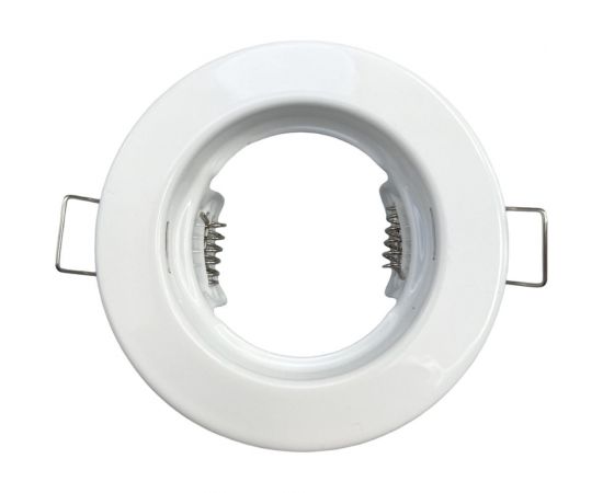 Встраиваемый светильник truEnergy с цоколем gu5.3 d80xh30мм ip20 белый/сталь 21201 – изображение 2