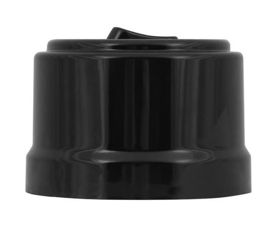 1-клавишный выключатель Bironi пластик, цвет черный, клавишный B1-220-23 – изображение 3