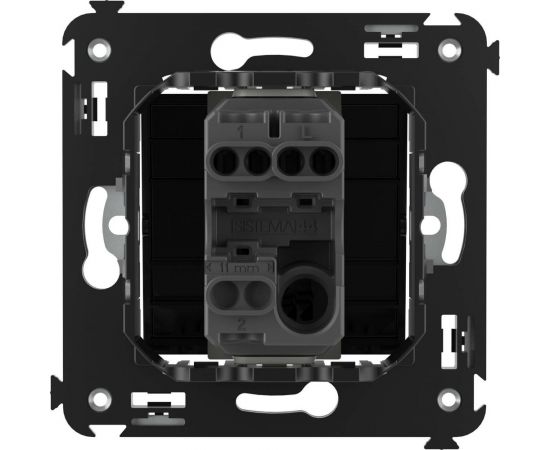 Одноклавишный выключатель в стену DKC, Avanti, черный квадрат 4402103 – изображение 3