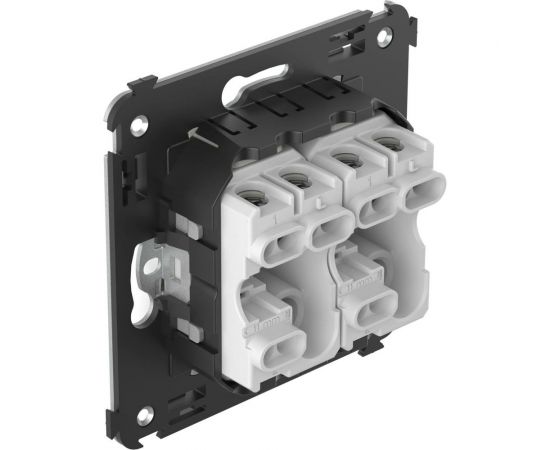 Двухклавишный переключатель в стену DKC Avanti, Белое облако 4400114 – изображение 3