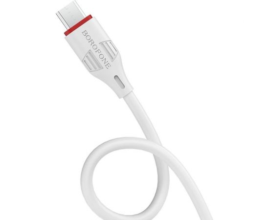 Кабель USB Borofone BX17 для Micro USB, 2.4A, длина 1м, белый 762163 – изображение 3